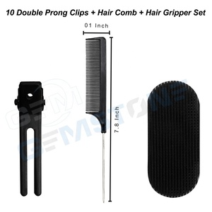 Kit d'outils professionnels en acier inoxydable pour l'installation d'extensions capillaires : Pince à micro-anneaux, Pince d'ouverture, Pince à cheveux, Boucle de maintien - Product Image 5
