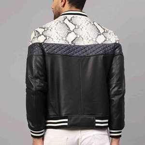Chaqueta de Cuero para Hombre de Primera Calidad, Personalizada, Estilo Urbano, Superventas, Estilo Único, Chaqueta de Cuero para Motociclista - Product Image 3