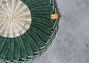 Rattan <b>Table</b> <b>Placemat</b> <b>for</b> Christmas Holiday Dining Natural Eco Friendly Boho Farmhouse <b>Table</b> Decoration Handmade Wicker Charger - Product Image 5