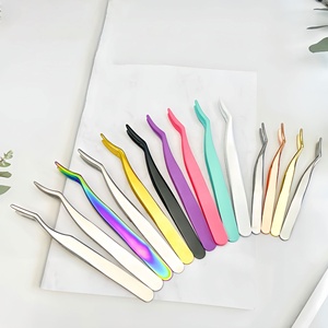 ที่คีบขนตาสแตนเลส พร้อมลายเพ้นท์และตกแต่ง คีบขนตาคุณภาพสูง - Product Image 6