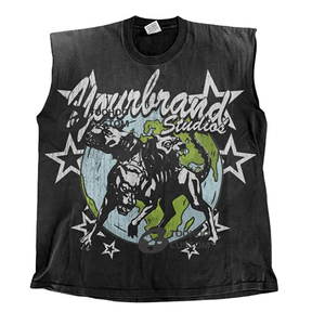 2026 Men's Vintage Sleeveless <b>Shirt</b> High Quality Soft Cotton Acid Wash Vest Custom Logo Hip Hop Street Vest Sleeveless T-<b>Shirts</b> - Product Image 4