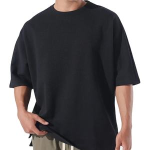 T-shirt pour homme au design exclusif, 100% coton, tissu polaire écologique, manches courtes, décontracté, haute qualité, 180 grammes, vente en gros - Product Image 4