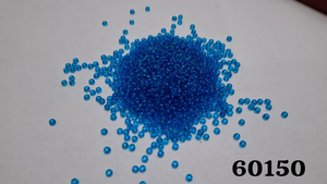 Jaunty 8'0 Round Preciosa <b>Seed</b> Beads (Blue Crystal Lampwork Glass) Loose Beads Mix Bulk <b>Pack</b> for Jewelry Making Craft Embroidery - Product Image 3
