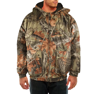 GRACE SIGN 100% Nylon Soft Shell Anti-UV <b>Camo</b> Custom Full Sleeve Digital Printed Winter Unisex Hunting <b>Jacket</b> - Product Image 3