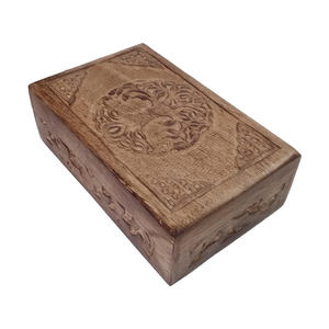Cheap Handmade Wooden <b>Storage</b> <b>Chest</b> for Jewelry, Coins, Trinkets and Small Accessories with Vintage Rustic Design for Home - Product Image 1