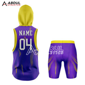 Conjunto de uniforme de fútbol americano transpirable que incluye camiseta y pantalones cortos, tela que absorbe la humedad, ligero, para entrenamiento y partidos - Product Image 2
