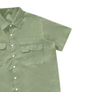 Camisa de Manga Corta Personalizable para Hombre, 100% Algodón, Tela Suave Premium, Transpirable, Ecológica, Costuras Seguras - Product Image 6