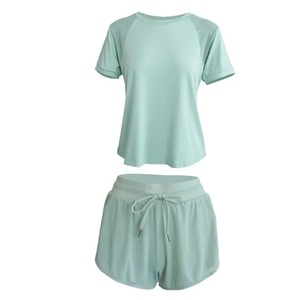 Conjunto de Yoga sin Costuras para Mujer, Leggings de Cintura Alta y Sujetador Deportivo, Ropa Deportiva para Gimnasio - Product Image 1