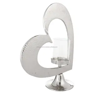 Centre de table de mariage de luxe, porte-bougie en métal contemporain pour la décoration de la salle de réception avec des motifs torsadés pour la maison - Product Image 4