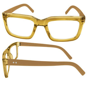 Monturas de gafas rectangulares unisex con decoración de color a la moda y borde completo - Product Image 5