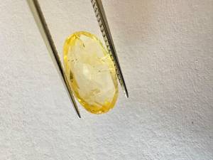 Saphir jaune naturel non chauffé rond et ovale certifié IGI 4-5 mm pour la fabrication de bijoux - Product Image 2