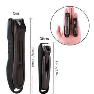 ที่ตัดเล็บสแตนเลสแบบพกพาขนาดกะทัดรัด ปากกว้างสำหรับตัดเล็บนิ้วมือ ใช้งานง่าย ด้ามจับยาว สะดวกสำหรับการดูแลเล็บขณะเดินทาง - Product Image 2