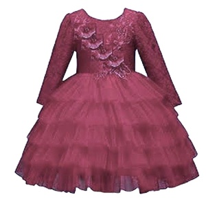 Nouvelle robe tutu pour filles de style chinois, personnalisable, vêtements pour enfants en bas âge, étiquette personnalisée, respirant, nylon/coton, longueur genou - Product Image 6