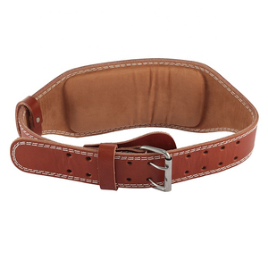 Ceinture de soutien lombaire en cuir marron unisexe pour adultes, attelle de compression dorsale pour soulager la douleur et corriger la posture - Product Image 2