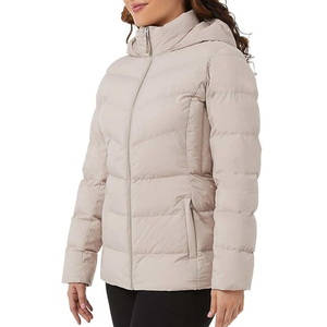 High Quality Custom Women <b>Winter</b> Puffer <b>Jacket</b> Eco-Friendly Reversible Warm Wear Breathable Waterproof High Street Style Knitted - Product Image 6
