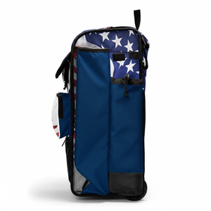 Sacs à roulettes pour équipement de baseball, sacs à roulettes personnalisés par sublimation, sacs à roulettes professionnels pour matchs de baseball pour hommes, sac à dos par sublimation - Product Image 4