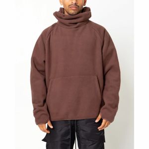 Sweat à capuche Sherpa personnalisé pour garçons avec impression brodée, style streetwear, sweat-shirt pour hommes, polaire d'hiver, poche kangourou, 100% coton - Product Image 1
