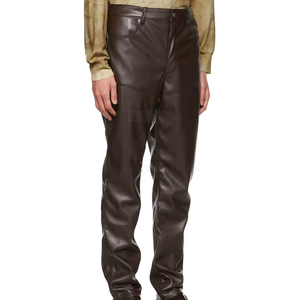 Saleh Enterprises OEM Genuine Leather Lightweight Windproof <b>Winter</b> Pants Premium Motorcycle <b>Trousers</b> Men's Fashion Biker Riding - Product Image 6
