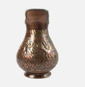Pichet décoratif en cuivre fait main pour la maison – Théières et bouilloires pour les amateurs de cuivre – Pichet traditionnel - Product Image 2