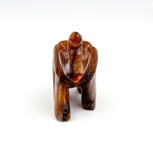 Red Aventurine <b>Elephant</b> Hand Carved Natural Gemstone Figurine Energy Confidence Feng Shui <b>Decor</b> Wholesale - Product Image 6