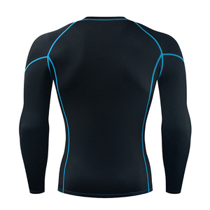 Rashguard Homme Séchage Rapide 2026 avec Logo Personnalisé Imprimé par Transfert Thermique, Respirant, Anti-Bactérien, Manches Longues, Spandex/Polyester, MMA - Product Image 2