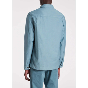 Casual <b>Canvas</b> <b>Jacket</b> Regular Fit XS-XXL Standing Collar Zippered Closure Plain Dyed for Spring Autumn Seasons - Product Image 3