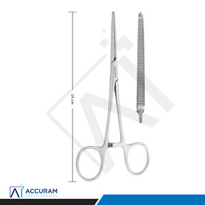 Pinza Hemostática Recta Accuram Rochester Kocher, Pinza Quirúrgica para Arterias, Instrumento de Acero Inoxidable con Bloqueo para Uso Dental, CE - Product Image 6