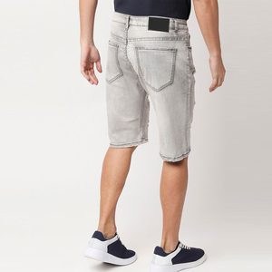 Shorts en jean pour hommes sur mesure, OEM ODM, haute qualité, prix d'usine, commandes en gros, vêtements décontractés confortables, fabricant - Product Image 2