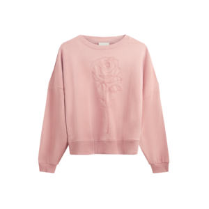 เสื้อสเวตเชิ้ตคอกลมแขนยาวผ้าฝ้ายฟลีซ 100% พิมพ์ลายโลโก้สำหรับผู้หญิงและผู้ชาย สวมใส่ได้ในฤดูหนาว - Product Image 5