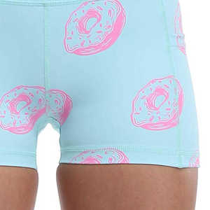 Hot Sale Customize Plus Size Women's Polyester/Cotton Crossover High Waist <b>Thigh</b> Length Thin Side Pockets Button Quick Dry - Product Image 6