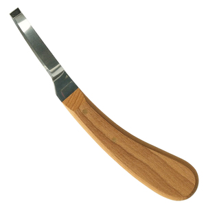 Cuchillos Quirúrgicos Veterinarios de Acero Inoxidable con Mango de Madera, Instrumentos Reutilizables para Recortar Pezuñas, Herramientas de Cuidado Equino, Grado A+ - Product Image 1