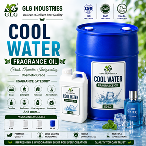 Huile parfumée synthétique Cool Water, senteur aquatique fraîche et aromatique, pour savon, bougie, détergent, cosmétique, parfum d'intérieur et usage industriel - Product Image 1