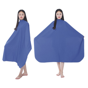 Cape de coiffure pour salon, cape de barbier, 100% polyester, résistante à l'eau, avec logo personnalisé - Product Image 6