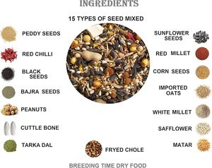 Aliment pour perroquets personnalisé OEM, mélange de graines de qualité supérieure pour oiseaux et animaux de compagnie, aliment nutritif en marque privée, vente en gros directe usine - Product Image 4