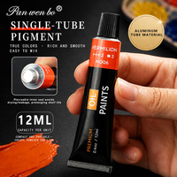 Ensemble de peintures à l'huile professionnelles non toxiques à haute saturation, 24 tubes de 12 ml/0,4 fl oz, pour la peinture sur toile