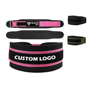 Personalizable 2Pood recto 4 pulgadas EVA levantamiento de pesas cinturones Fitness gimnasio sentadillas entrenamiento CrossFit entrenamiento cinturón aceptar logotipo personalizado - Product Image 2