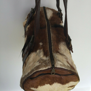 Bolso de Hombro de Cuero Genuino de Piel de Vaca con Pelo, Hecho a Mano, Venta al por Mayor, Fabricante Directo de Fábrica - Product Image 4
