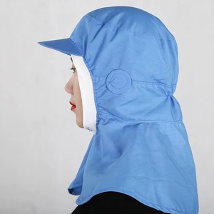 Pasamontañas de Algodón Blanco, Cubre Rostro Completo, Unisex, para Exteriores, Adultos, Circunferencia de Cabeza 56-58CM - Product Image 5