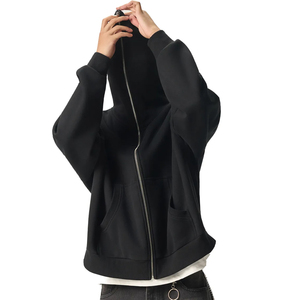 OEM Custom Cotton Fleece Hoodie <b>Zip</b> Up Casual Wear Streetwear Hoodies For Men Women Multi Color - Product Image 3