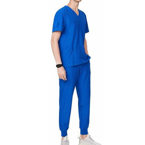 Conjunto de Uniforme Médico para Mujer, Manga Corta, Diseño Moderno con Cierre, Uniforme de Enfermería, Uniforme para Laboratorio Médico y Dental - Product Image 4