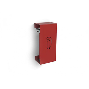 Armoire murale industrielle en tôle rouge pour extincteur, boîte de rangement de sécurité - Product Image 5