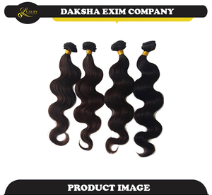 Cheveux vierges indiens non traités Remy, cuticules alignées, cheveux humains bruts de temple, qualité supérieure avec options de style - Product Image 4