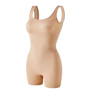 Body gainant sans couture de haute qualité pour femme, style personnalisé, taille courte, sans manches, effet ventre plat et liftant - Product Image 2