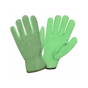 Premium Grain Leather Work <b>Driver</b> Mechanic Safety <b>Gloves</b> Palm Anti-Slip Screen Adjustable <b>Driver</b> <b>Gloves</b> - Product Image 5