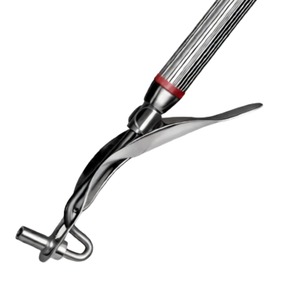 Porte-amalgames double extrémité 8 pouces (20,3 cm) avec grandes pointes jumbo, en acier inoxydable, pour restauration dentaire, avec poignée ergonomique, INSTRUMENTS manuels - Product Image 2