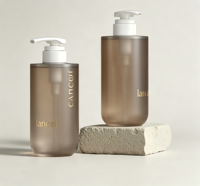 Nouvelles Bouteilles de Shampooing Cylindriques en PET 200ml Design 2026 – Flacons Pompe Personnalisés de Luxe pour Lotion Corporelle, Shampooing et Après-Shampooing