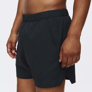 Shorts en toile décontractés pour hommes, personnalisés, de haute qualité, couleur unie, 100 % polyester, séchage rapide, respirants, taille élastique, nouveauté - Product Image 3