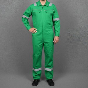 Custom High Visibility Coverall with Reflective <b>Tape</b> for <b>Heavy</b> <b>Duty</b> Industrial Workwear - Product Image 4