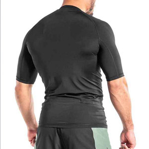 T-shirt de compression à manches longues respirant, antibactérien, à séchage rapide, sans couture, OEM personnalisé, haute qualité, pour hommes, MMA - Product Image 3