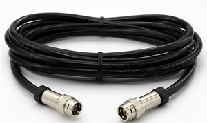 Câble coaxial avec connecteur F mâle et plaqué or pour la transmission du signal d'antenne TV - Product Image 3